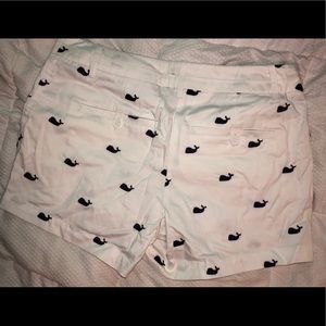 Whale pattern shorts